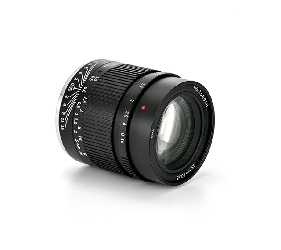 35mm F0.95 APS-C Manual Prime Lens, Night King Ultra-Fast Large Aperture Lens with High Luminous Flux for Low-Light Portrait, Night Scene & Street Photography for E/Z/FX/M43/EOS-M/R/L Mount