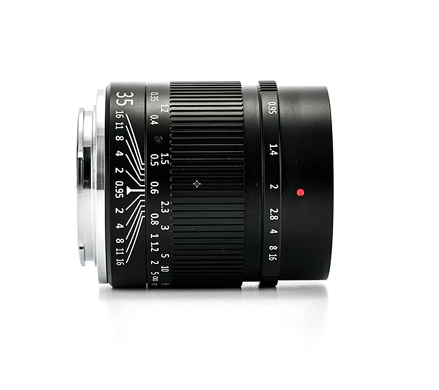 35mm F0.95 APS-C Manual Prime Lens, Night King Ultra-Fast Large Aperture Lens with High Luminous Flux for Low-Light Portrait, Night Scene & Street Photography for E/Z/FX/M43/EOS-M/R/L Mount