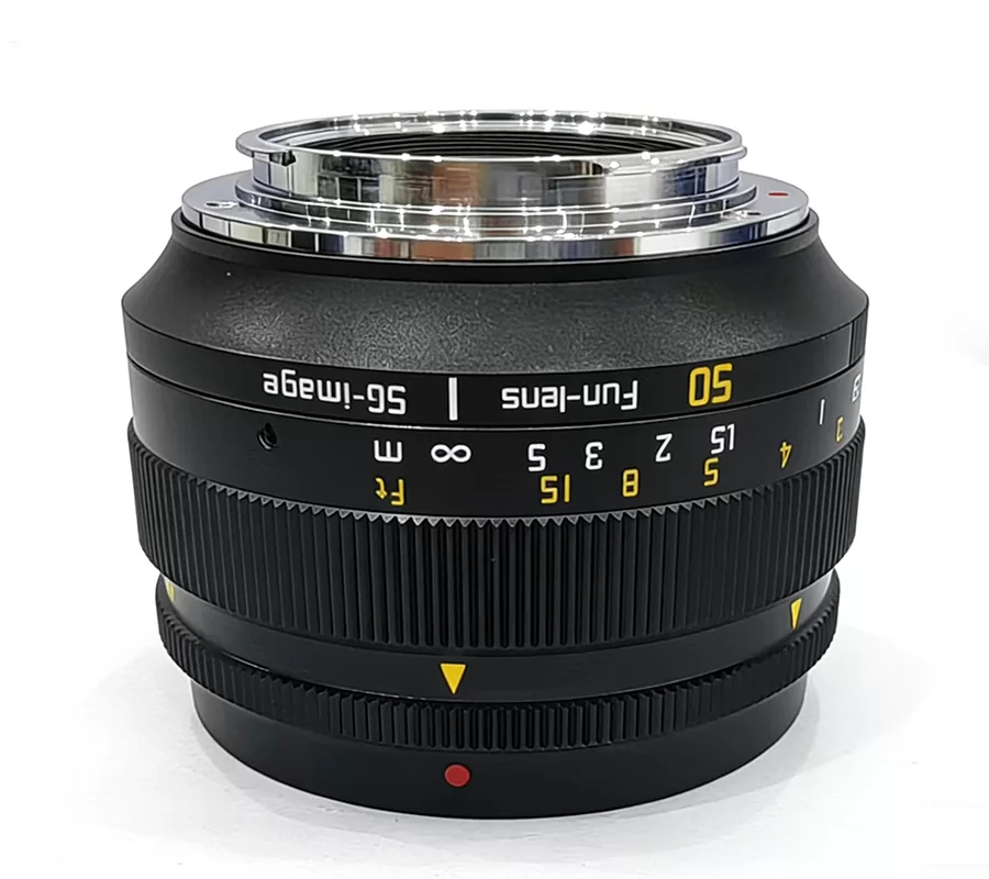 50mm F1.8 Full Frame Manual Prime Lens, Interchangeable Heart Star Shape Aperture, Creative Bokeh Effect Portrait Night Scene Vlog Photography Lens for E/Z/RF/M43/FX Mount