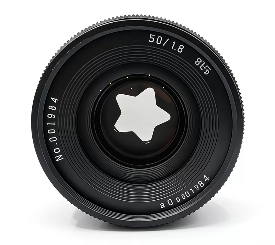 50mm F1.8 Full Frame Manual Prime Lens, Interchangeable Heart Star Shape Aperture, Creative Bokeh Effect Portrait Night Scene Vlog Photography Lens for E/Z/RF/M43/FX Mount