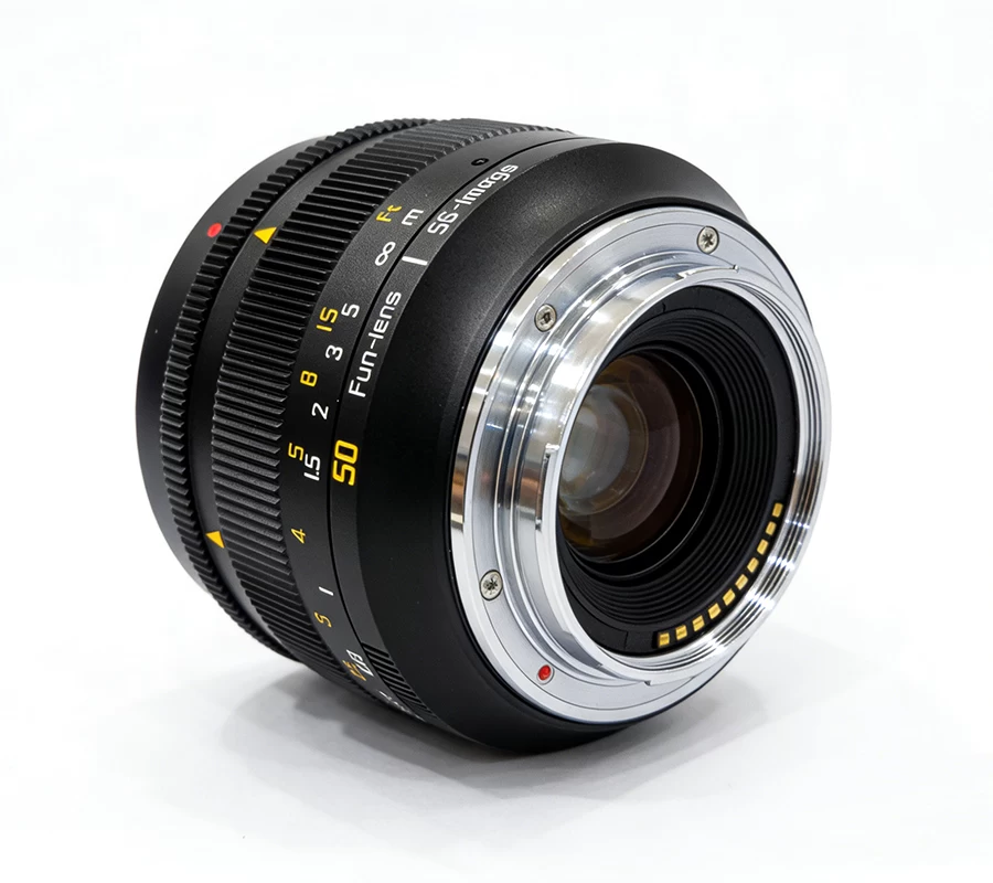 50mm F1.8 Full Frame Manual Prime Lens, Interchangeable Heart Star Shape Aperture, Creative Bokeh Effect Portrait Night Scene Vlog Photography Lens for E/Z/RF/M43/FX Mount