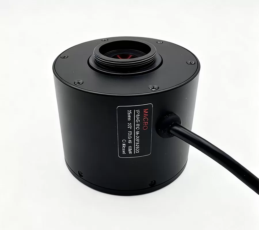 25mm Motorized Industrial Lens JOS823002520A, C-Mount, 80mm-1000mm Working Distance, IPRAS Passive Autofocus ROI Tracking for Automated Machine Vision