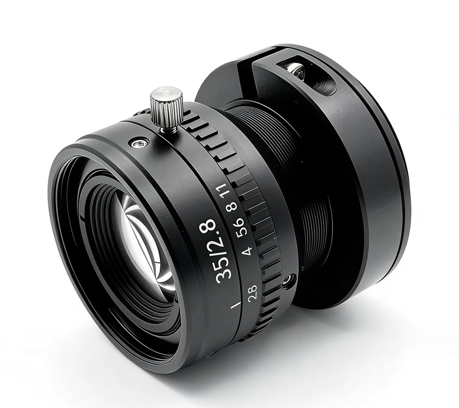 Machine Vision 35mm Lens M42/M58, &Phi;30 Image Circle for 4K Line Scan Camera